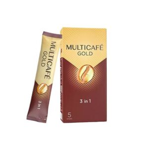 کافی میکس 3 در 1 گلد مولتی کافه - 5 ساشه 25 گرمی