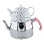 کتری با دسته صورتی