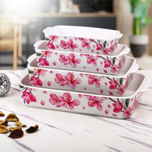 تابه چینی 4 تایی گلدار هوم راس کد 1