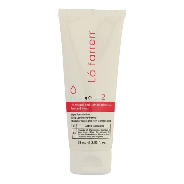 کرم آبرسان-min کرم مرطوبکننده و آبرسان دست و صورت لافارر مناسب پوستهای معمولی و مختلط