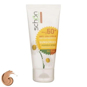 کرم ضدآفتاب رنگی فاقد چربی شون با رنگ طبیعی