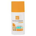 فلوئید ضدآفتاب بی‌رنگ مای SPF50 مدل Hyaluronic Acid مناسب انواع پوست