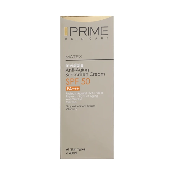 رم ضد آفتاب و ضد چروک بی رنگ پرایم مدل Matex Colorless SPF50