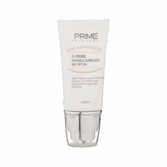 ژل ضدآفتاب بی‌رنگ پرایم SPF50 مدل C-Prime مناسب برای انواع پوست