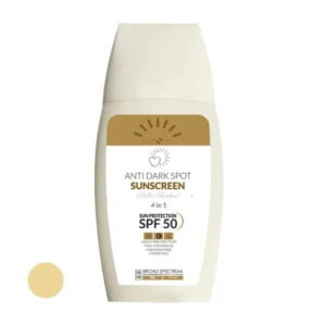 کرم ضد آفتاب و ضد لک رنگی هپسان SPF50 مدل 4، مناسب برای پوست چرب و مختلط، حجم 50 میلی لیتر